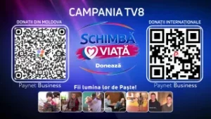 /VIDEO/ „Schimbă o viață”: TV8 dă start campaniei sociale de Paște. Donează și tu!